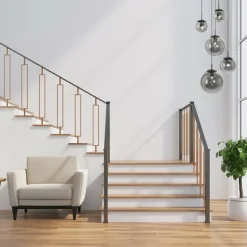 Suspension Steinhauer Bollique Noir, 5 lumières