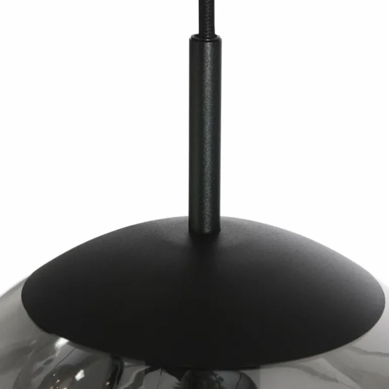 Suspension Steinhauer Bollique Noir, 5 lumières