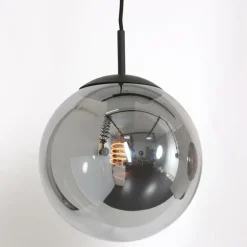Suspension Steinhauer Bollique Noir, 3 lumières