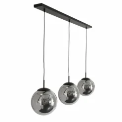 Suspension Steinhauer Bollique Noir, 3 lumières