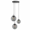 Suspension Steinhauer Bollique Noir, 3 lumières