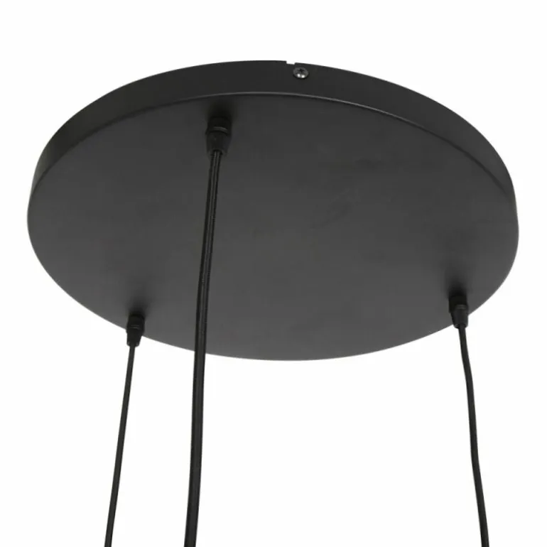 Suspension Steinhauer Bollique Noir, 3 lumières
