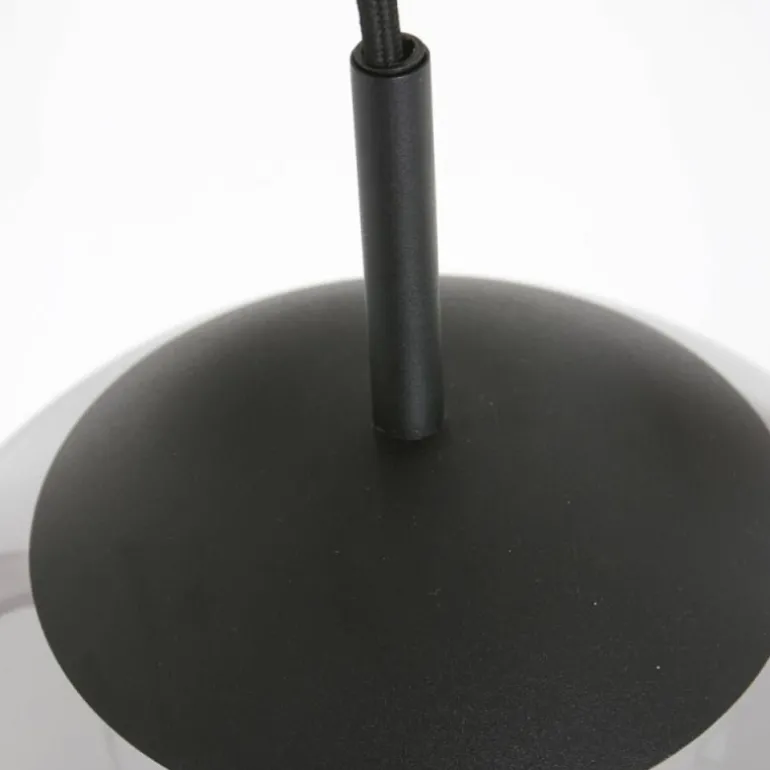 Suspension Steinhauer Bollique Noir, 3 lumières