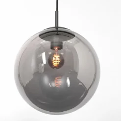 Suspension Steinhauer Bollique Noir, 6 lumières