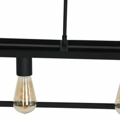 Suspension Steinhauer Buckley Noir, 5 lumières