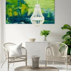 Suspension Steinhauer Ella Blanc, 3 lumières