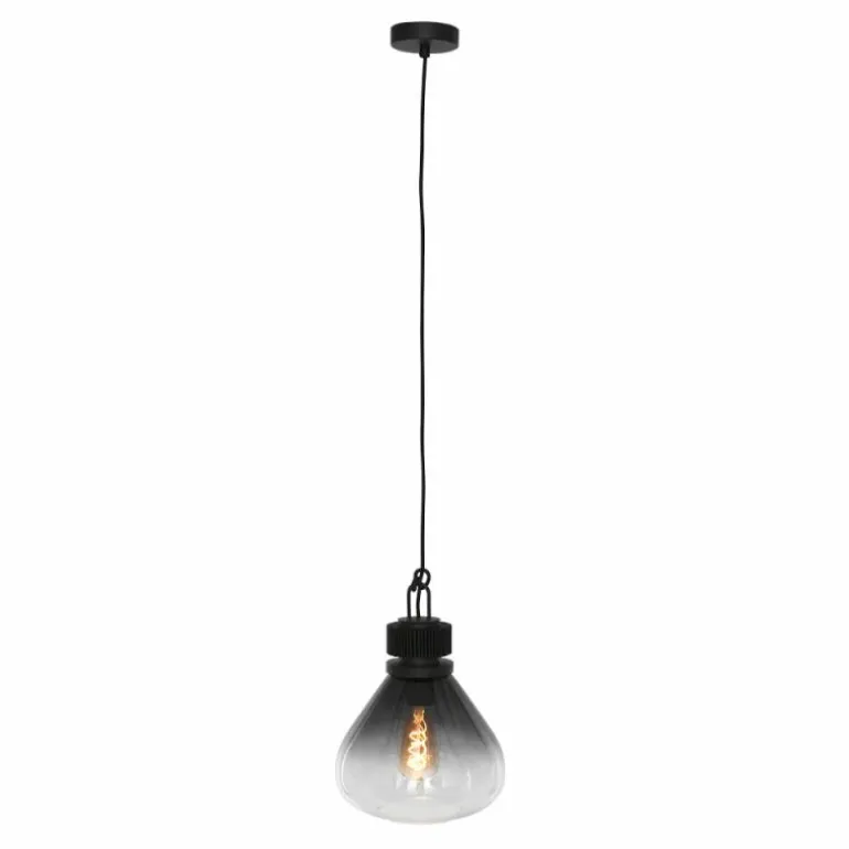 Suspension Steinhauer Flere Gris, Noir, 1 lumière