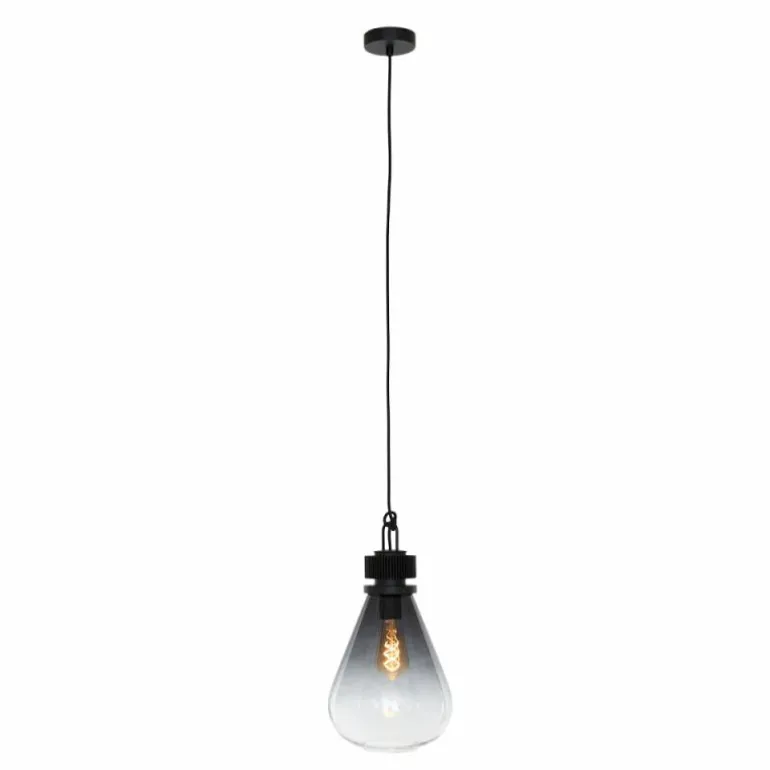 Suspension Steinhauer Flere Gris, Noir, 1 lumière
