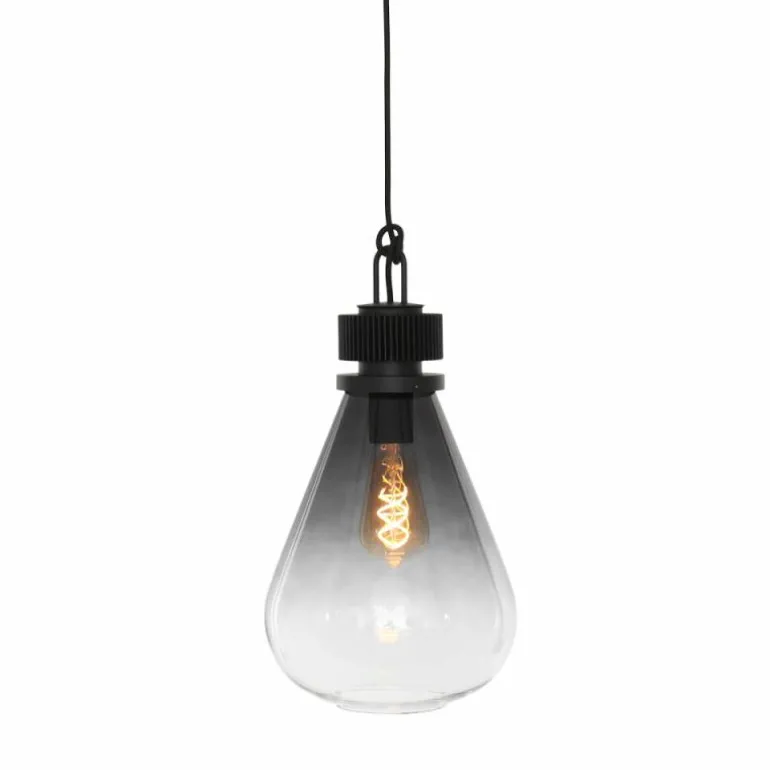 Suspension Steinhauer Flere Gris, Noir, 1 lumière