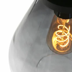 Suspension Steinhauer Flere Gris, Noir, 1 lumière