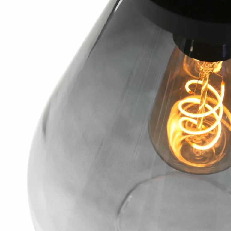 Suspension Steinhauer Flere Gris, Noir, 1 lumière