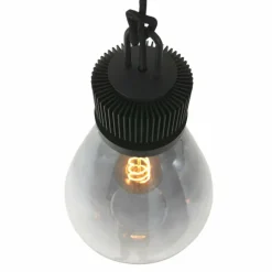 Suspension Steinhauer Flere Gris, Noir, 6 lumières