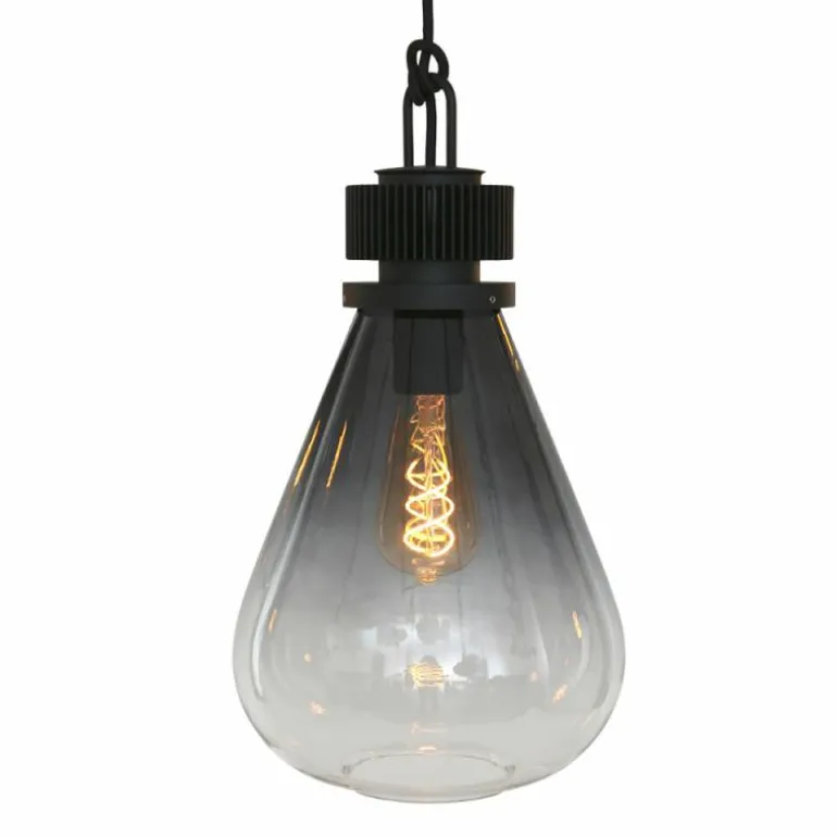 Suspension Steinhauer Flere Gris, Noir, 6 lumières