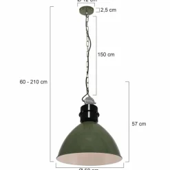 Suspension Steinhauer Frisk Vert, 1 lumière
