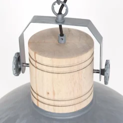 Suspension Steinhauer Gearwood Gris, 1 lumière