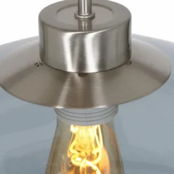 Suspension Steinhauer Gramineus Acier inoxydable, 1 lumière