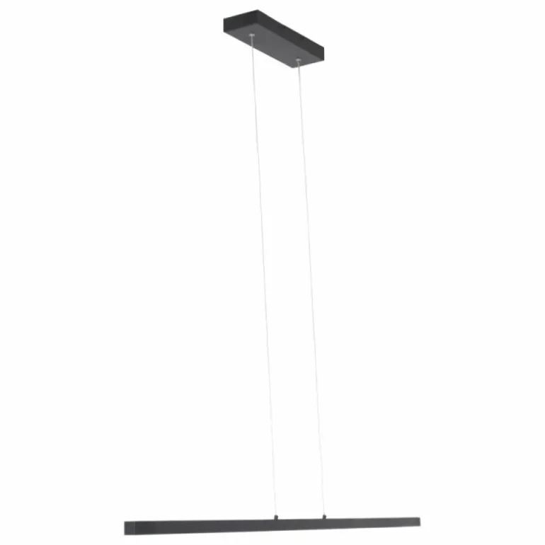 Suspension Steinhauer Light Stripe LED Noir, 1 lumière