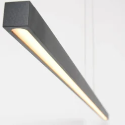 Suspension Steinhauer Light Stripe LED Noir, 1 lumière