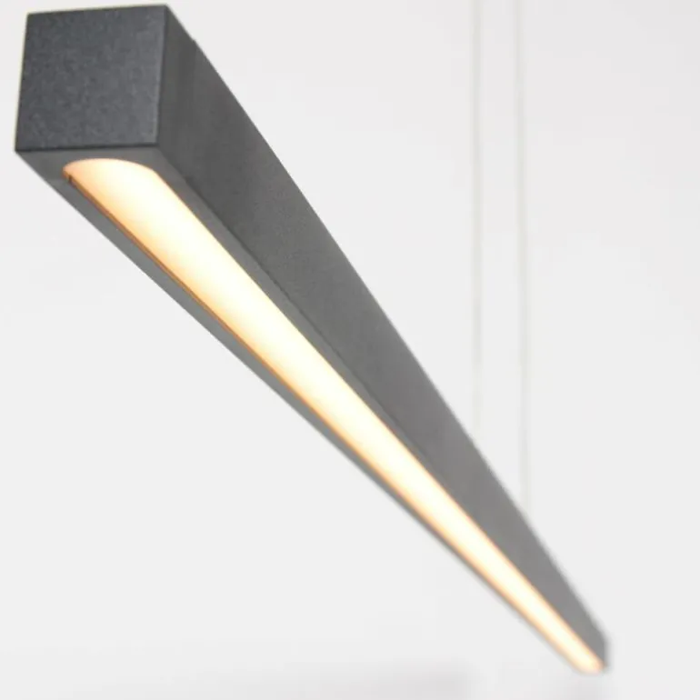 Suspension Steinhauer Light Stripe LED Noir, 1 lumière