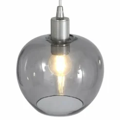 Suspension Steinhauer Lotus Acier inoxydable, 3 lumières