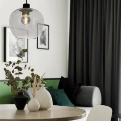 Suspension Steinhauer Lotus Noir, 1 lumière