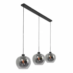 Suspension Steinhauer Lotus Noir, 3 lumières