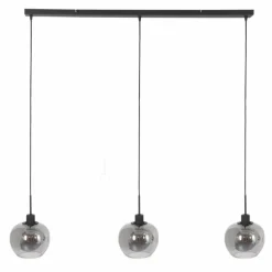 Suspension Steinhauer Lotus Noir, 3 lumières