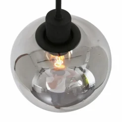 Suspension Steinhauer Lotus Noir, 3 lumières