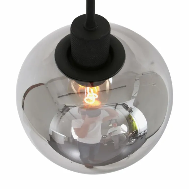 Suspension Steinhauer Lotus Noir, 3 lumières