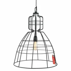 Suspension Steinhauer Mark III Noir, 1 lumière