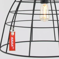 Suspension Steinhauer Mark III Noir, 1 lumière