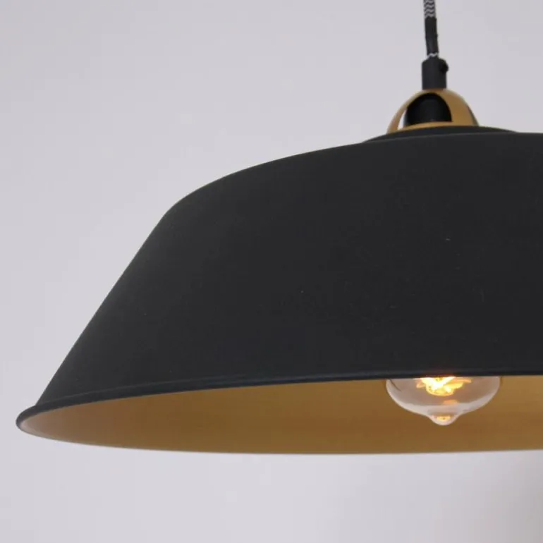 Suspension Steinhauer Mexlite Noir, 1 lumière