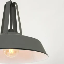Suspension Steinhauer Mexlite Gris, 1 lumière