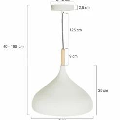 Suspension Steinhauer Mexlite Blanc, 1 lumière