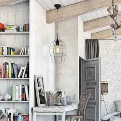 Suspension Steinhauer Minimalics Noir, 1 lumière