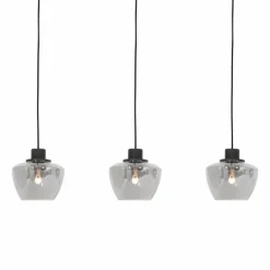 Suspension Steinhauer Noirver Noir, 3 lumières