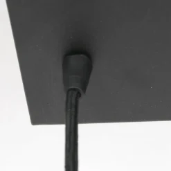 Suspension Steinhauer Noirver Noir, 3 lumières