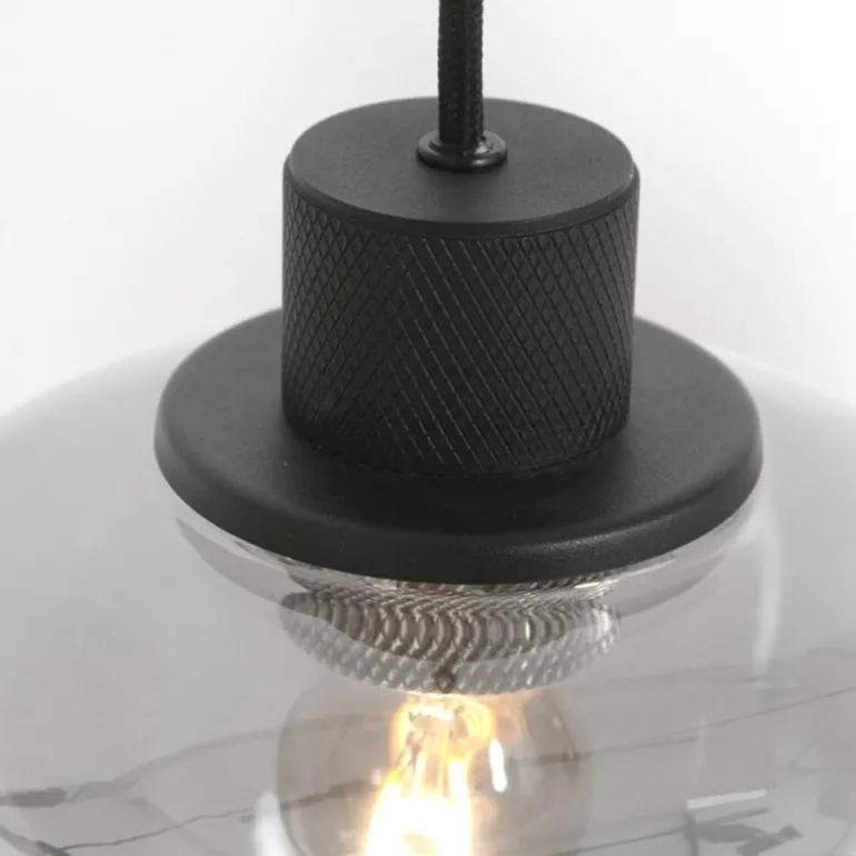 Suspension Steinhauer Noirver Noir, 3 lumières