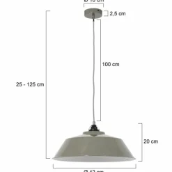 Suspension Steinhauer Nové Vert, 1 lumière