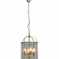 Suspension Steinhauer PIMPERNEL Bronze, 4 lumières
