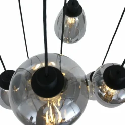 Suspension Steinhauer Reflexion Gris, Noir, 1 lumière