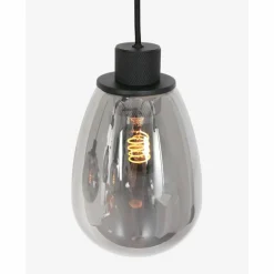 Suspension Steinhauer Reflexion Noir, 5 lumières