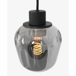 Suspension Steinhauer Reflexion Noir, 5 lumières