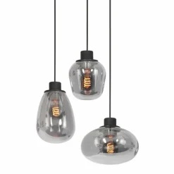 Suspension Steinhauer Reflexion Noir, 3 lumières