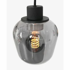 Suspension Steinhauer Reflexion Noir, 3 lumières