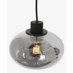 Suspension Steinhauer Reflexion Noir, 3 lumières