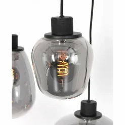 Suspension Steinhauer Reflexion Noir, 3 lumières