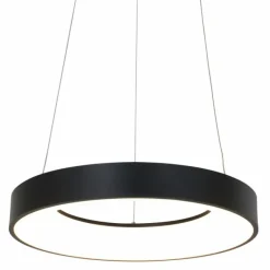Suspension Steinhauer Ringlede Noir, Blanc, 1 lumière