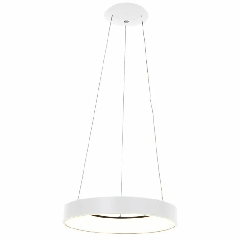 Suspension Steinhauer Ringlede Blanc, 1 lumière