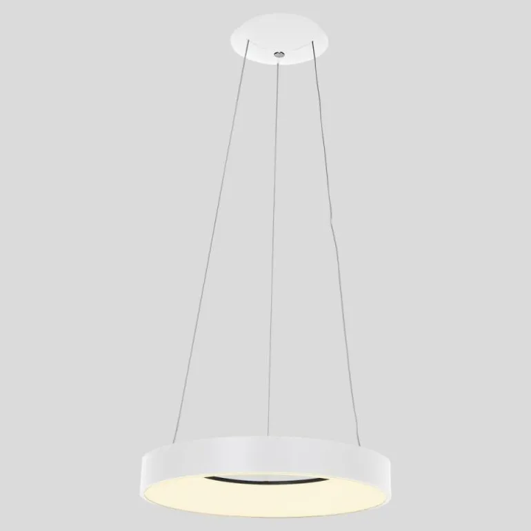 Suspension Steinhauer Ringlede Blanc, 1 lumière